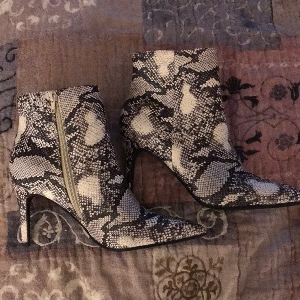 Snakeskin heels